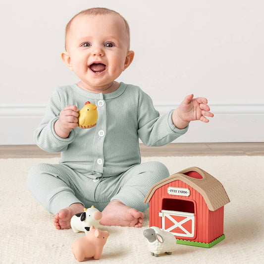 Itzy Play Barn™ - Put & Take Toy - Mellow Monkey