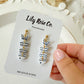 White and Blue Fish Earrings - Mellow Monkey
