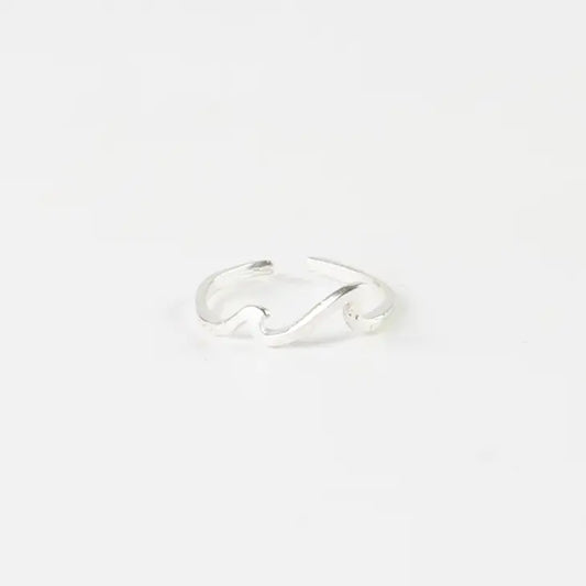 Surfer Girl Double Wave Ring - Mellow Monkey