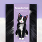 Tuxedo Cat - Freshcut Pop-Up Pet Greeting Card - Mellow Monkey