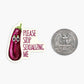 Eggplant - Mini Sticker #25 - Mellow Monkey