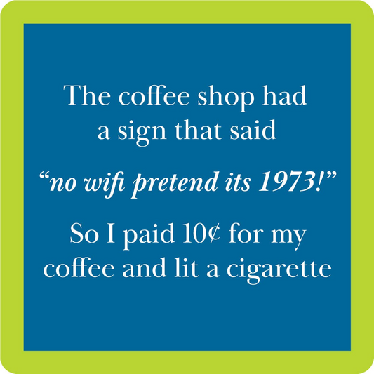 Cigarette - Coaster - 4-in - Mellow Monkey