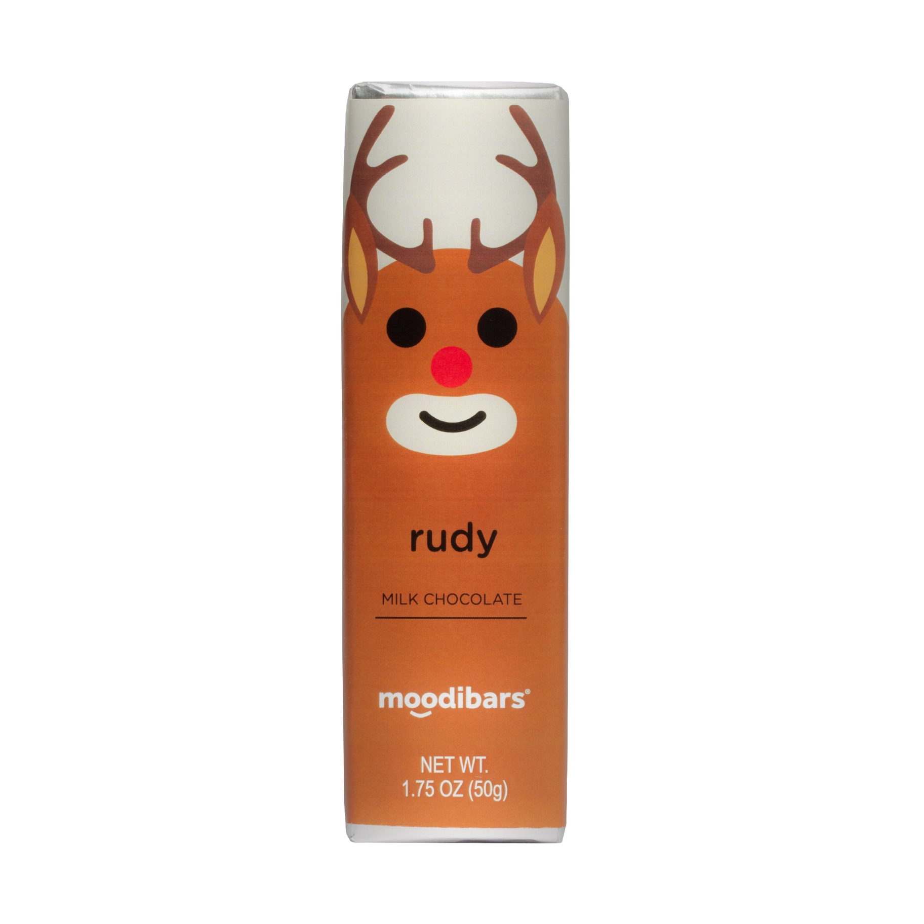 Moodibars® Rudy 1.75oz - Belgian Milk Chocolate Bar - Mellow Monkey