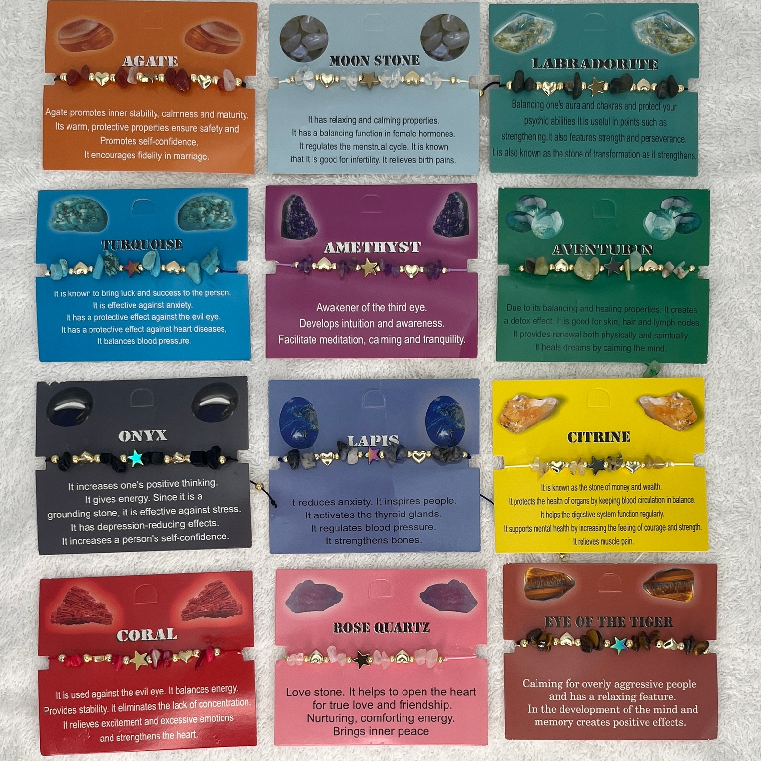 Zodiac Natural Stone Bracelet - Mellow Monkey