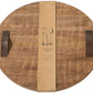 Round Over-sized Mango Wood Serving Board - 20-in - Mellow Monkey