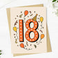 18th Party Decor Birthday Greeting Card