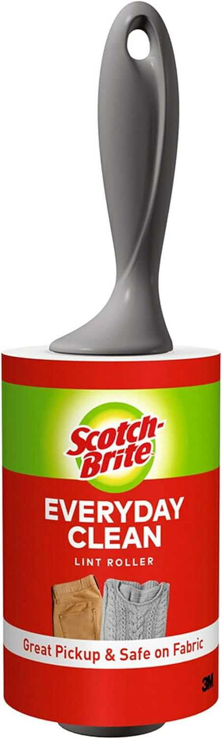 Scotch-Brite Lint Roller, Works Great On Pet Hair, 95 Easy Tear Sheets - Mellow Monkey