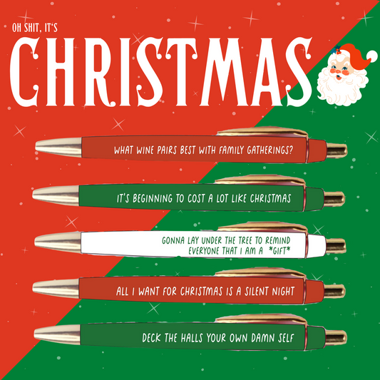 Christmas - 5 Pen Set