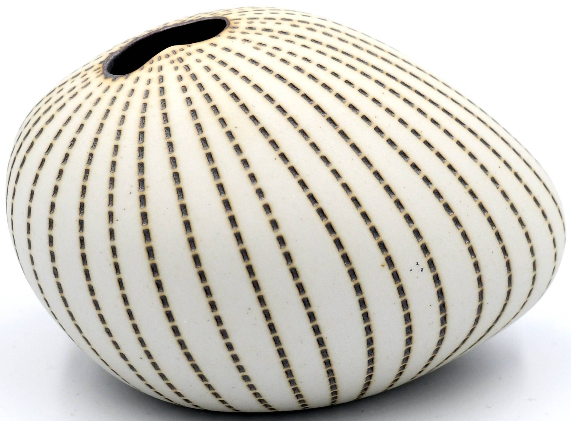 158W23 PEBBLE MINI L-Handcrafted Porcelain Bud Vase - Mellow Monkey