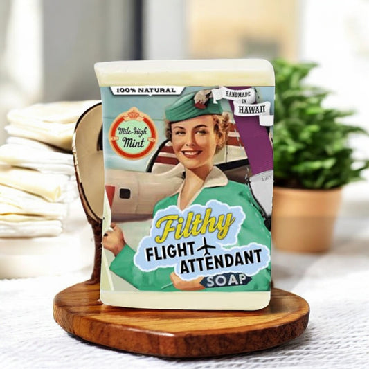 Filthy Flight Attendant 100% Natural Bar Soap - Mile High Mint - Filthy Farmgirl