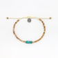 Hapuna Beach Beaded Bracelet - Turquoise - Surf Jewelry - Mellow Monkey