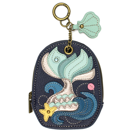 Mermaid Tail - Mini Coin Purse Keychain