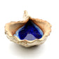 Oyster Blue Geyser - Decorative Plate/Dish - 4-in x 6-1/2 - Mellow Monkey