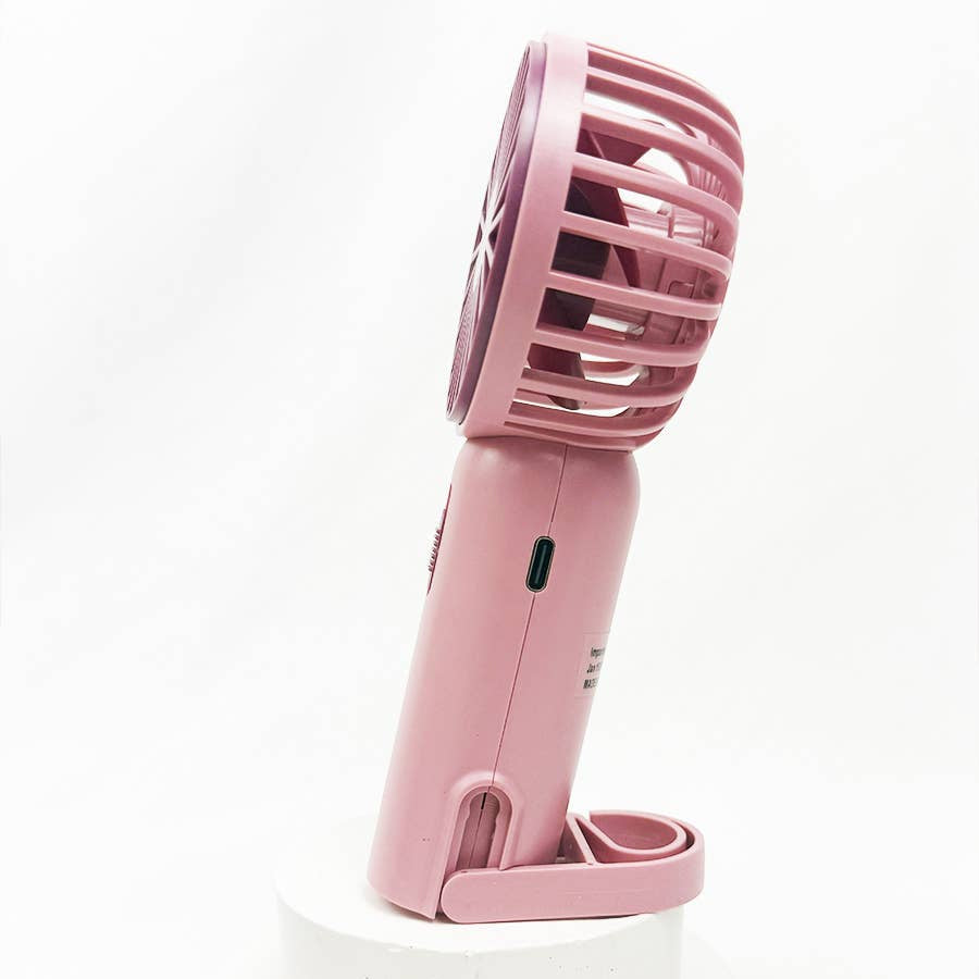 Portable Hand Fan With Pull Out Stand - Mellow Monkey