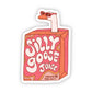 Silly Goose Juice Vinyl Sticker - Mellow Monkey