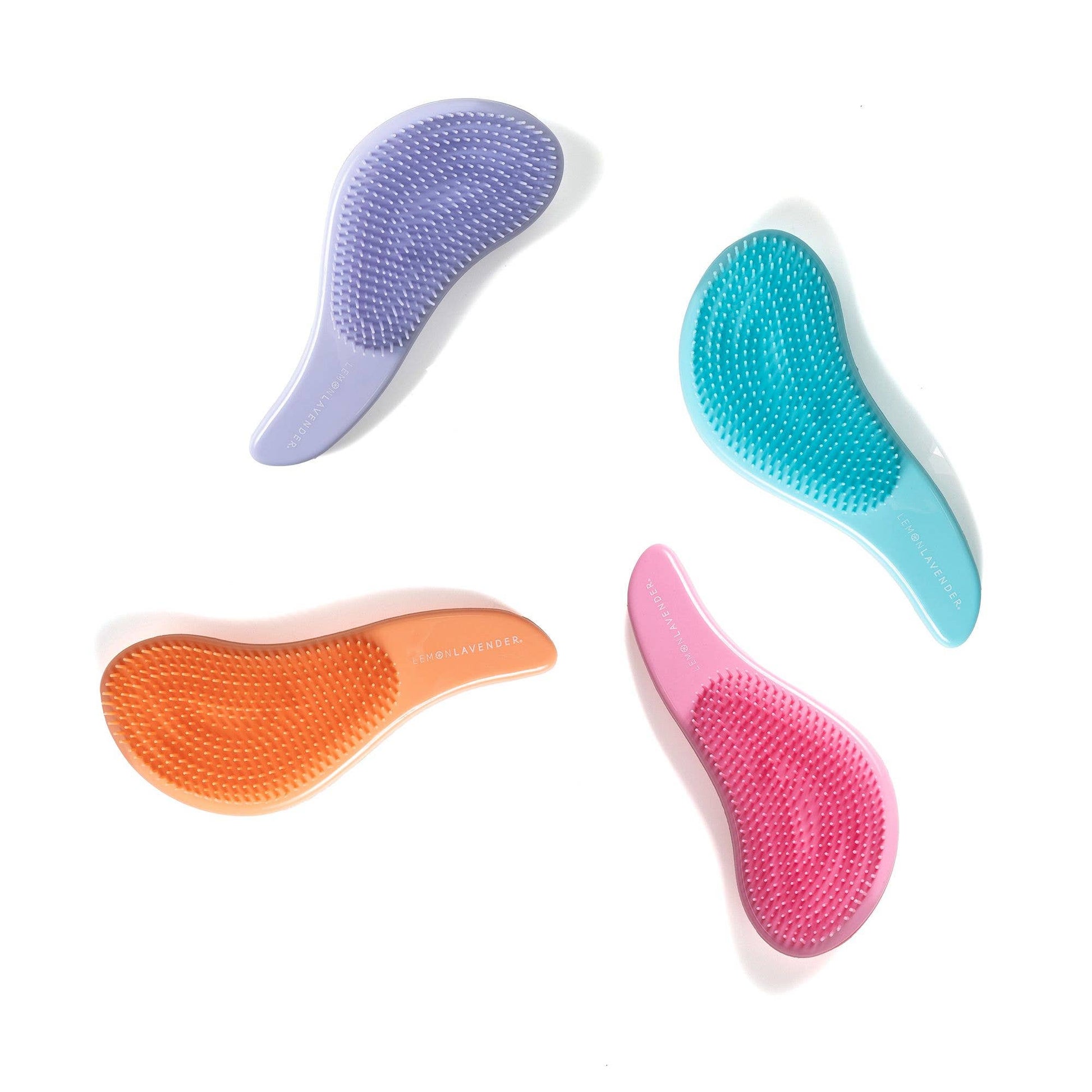Lemon Lavender Knot a Chance Detangling Brush - Mellow Monkey