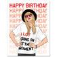 A Lot Going On Pop Star Birthday Card - Mellow Monkey