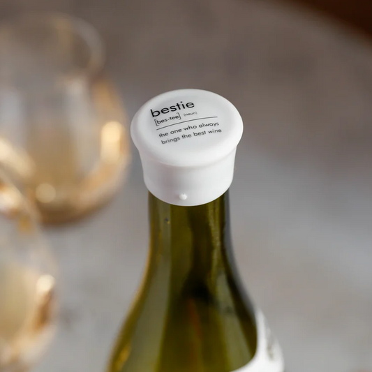 Bestie Definition - Capabunga Wine Bottle Top Seal - Mellow Monkey