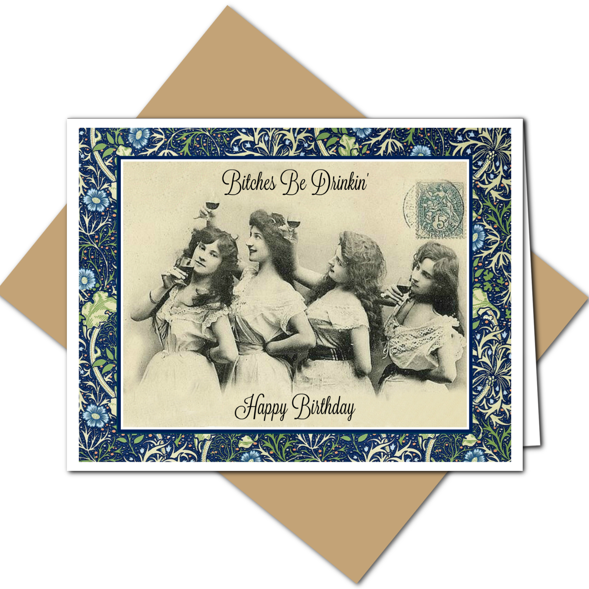 Bitches Be Drinkin' Birthday Greeting Card - Mellow Monkey