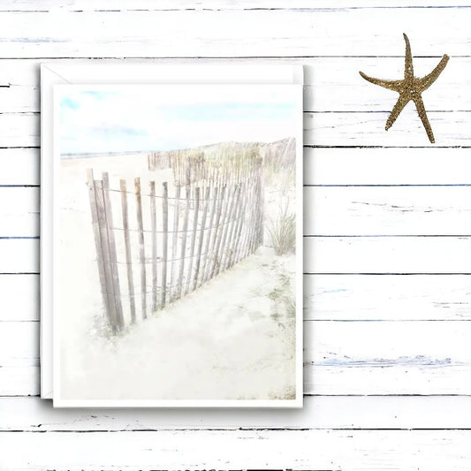 Sand Dunes - Greeting Card By Sandy Gingras - Mellow Monkey