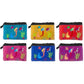 Embroidered Mermaid Sea Life Art Ecuadorian Coin Purse Pouch