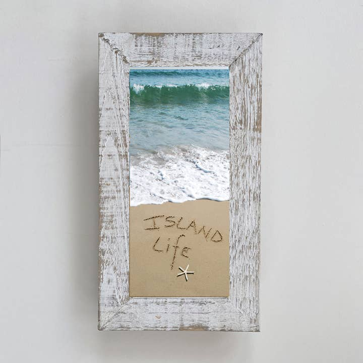 Island Life - Framed Waves - 10-1/2-in - Mellow Monkey