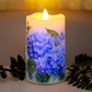 Hydrangea Fiber Optic Flameless Candle - 5-in - Temp-tations - Mellow Monkey