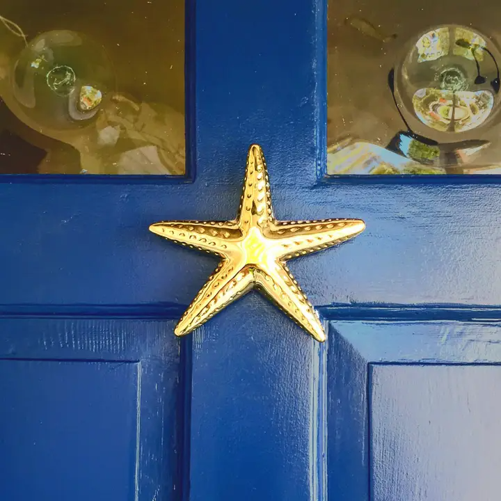 Starfish Door Knocker - Brass - Mellow Monkey