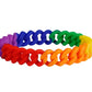 Rainbow Chain Link Silicone Bracelet