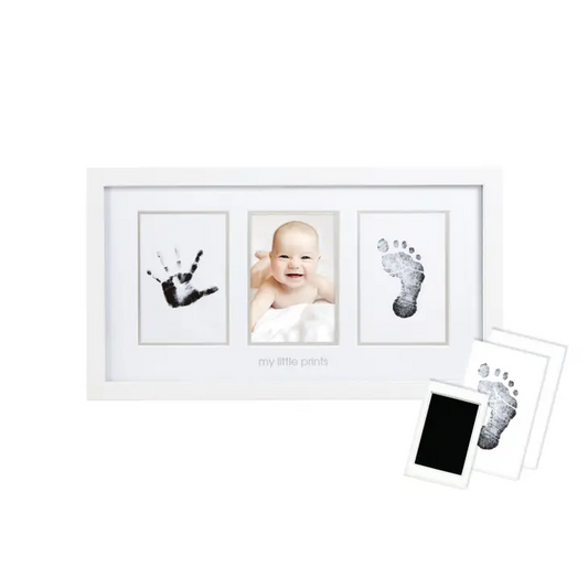 Babyprints Photo Wall Frame and Clean-Touch Inkpad Kit - Mellow Monkey