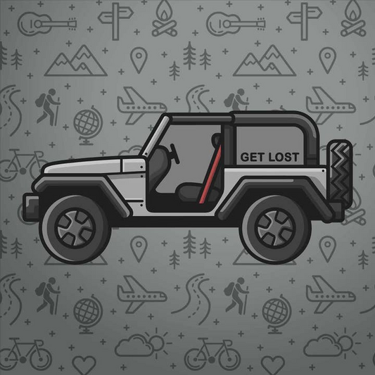 Jeep Sticker - Mellow Monkey