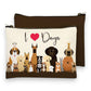 I Heart Dogs - Zippered Pouch - Mellow Monkey