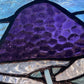 Erin Green Mushrooms Stained Glass Window Panel - 11-1/2-in - Mellow Monkey