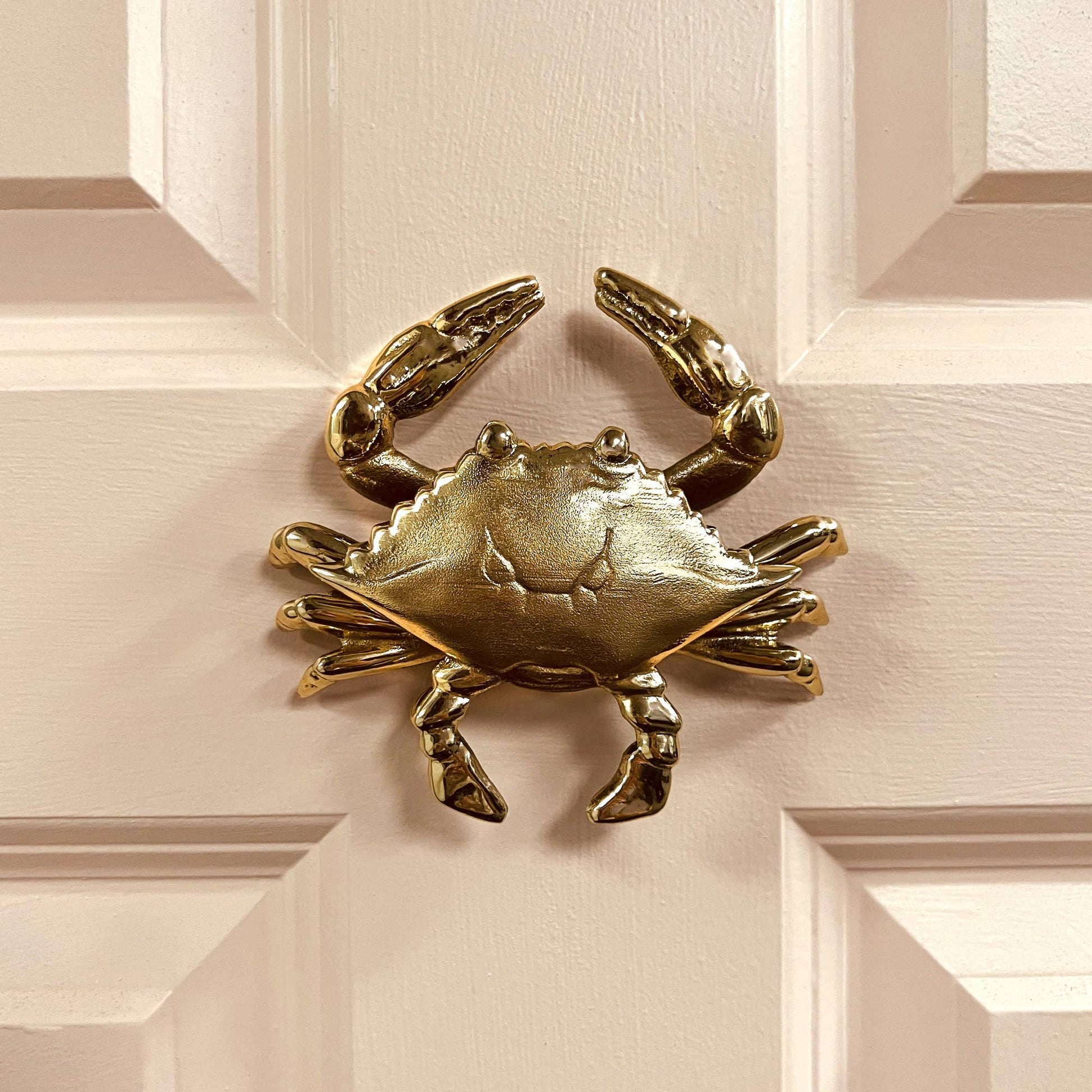 Crab Door Knocker - All Brass - Mellow Monkey