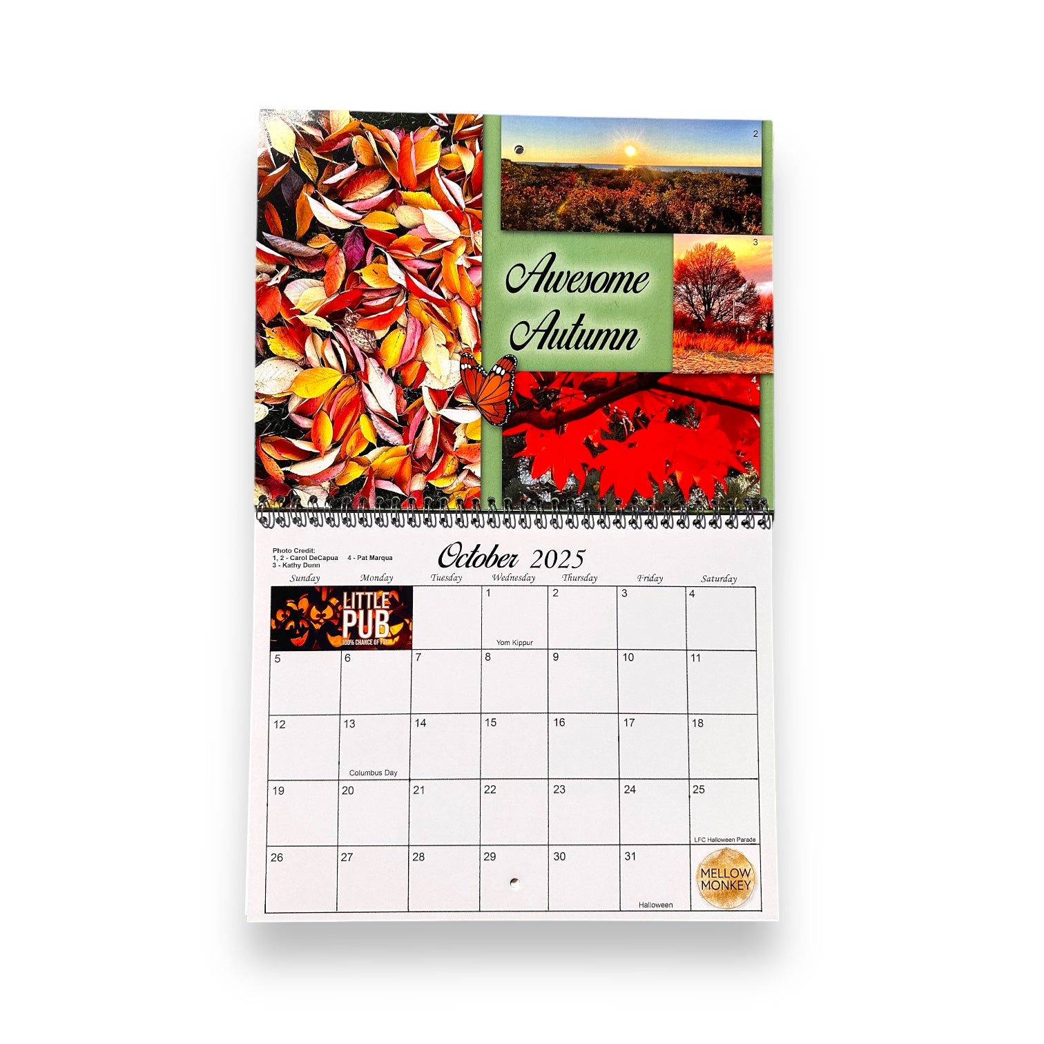 The 2025 Lordship in Bloom Wall Calendar - Benefit Fundraiser - Mellow Monkey