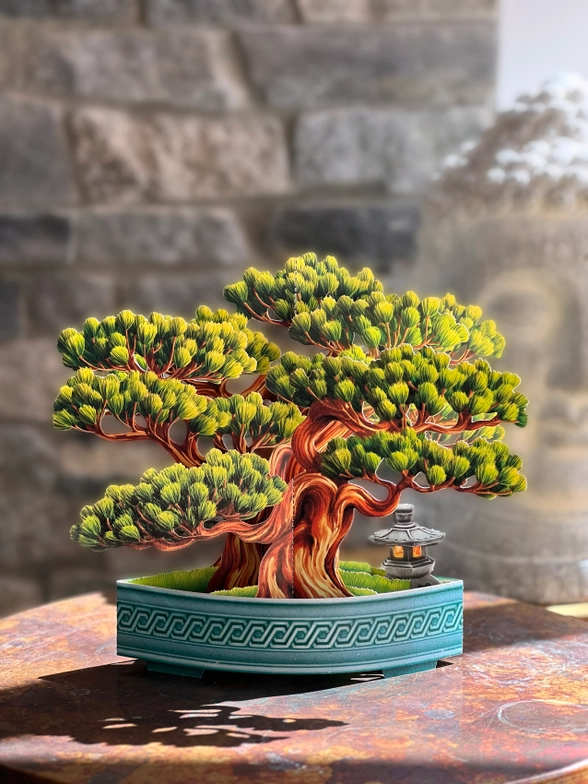 Cypress Bonsai Artificial Tree