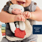 Cow Itzy Friends Lovey™ Plush + Teether Toy - Mellow Monkey