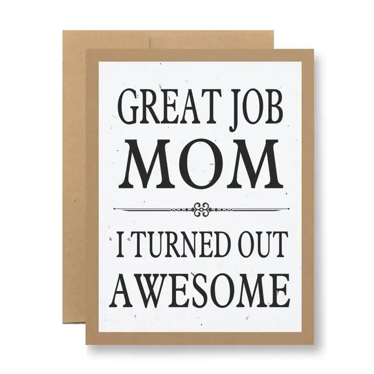 Great Job Mom - Seedy Card