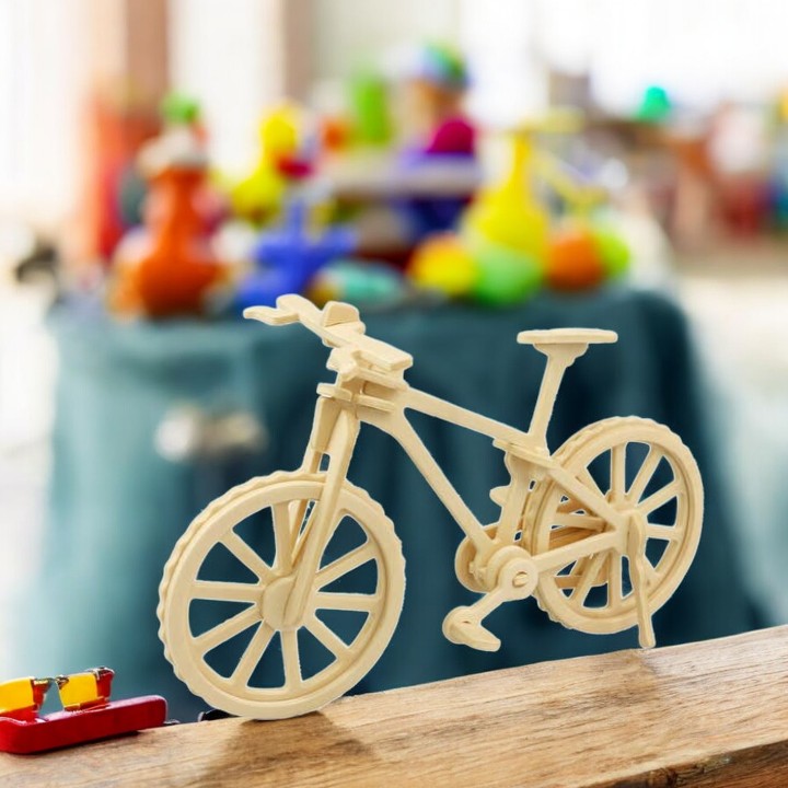 Bicycle: 3D Wooden Puzzle - Mellow Monkey