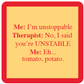 Unstable - Coaster - 4 inch