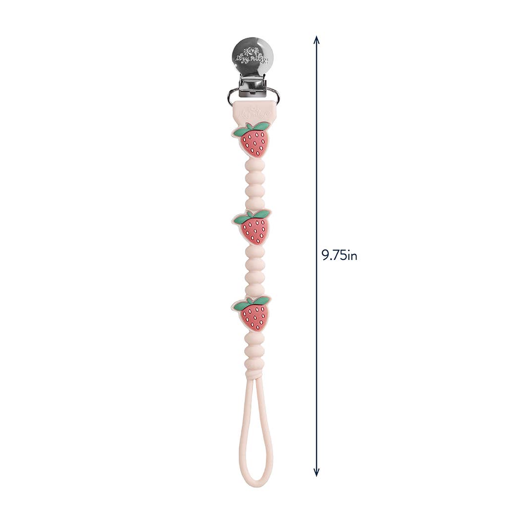 Itzy Paci Strap Plus™ - Strawberry - Mellow Monkey