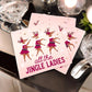 All The Jingle Ladies - Humorous Christmas Cocktail Beverage Napkins - 20 Count - Mellow Monkey