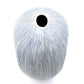 Artura - Handcrafted Porcelain Vase - White with Blue Stripes - 4.7 x 6.3 x 8.7 in - Mellow Monkey