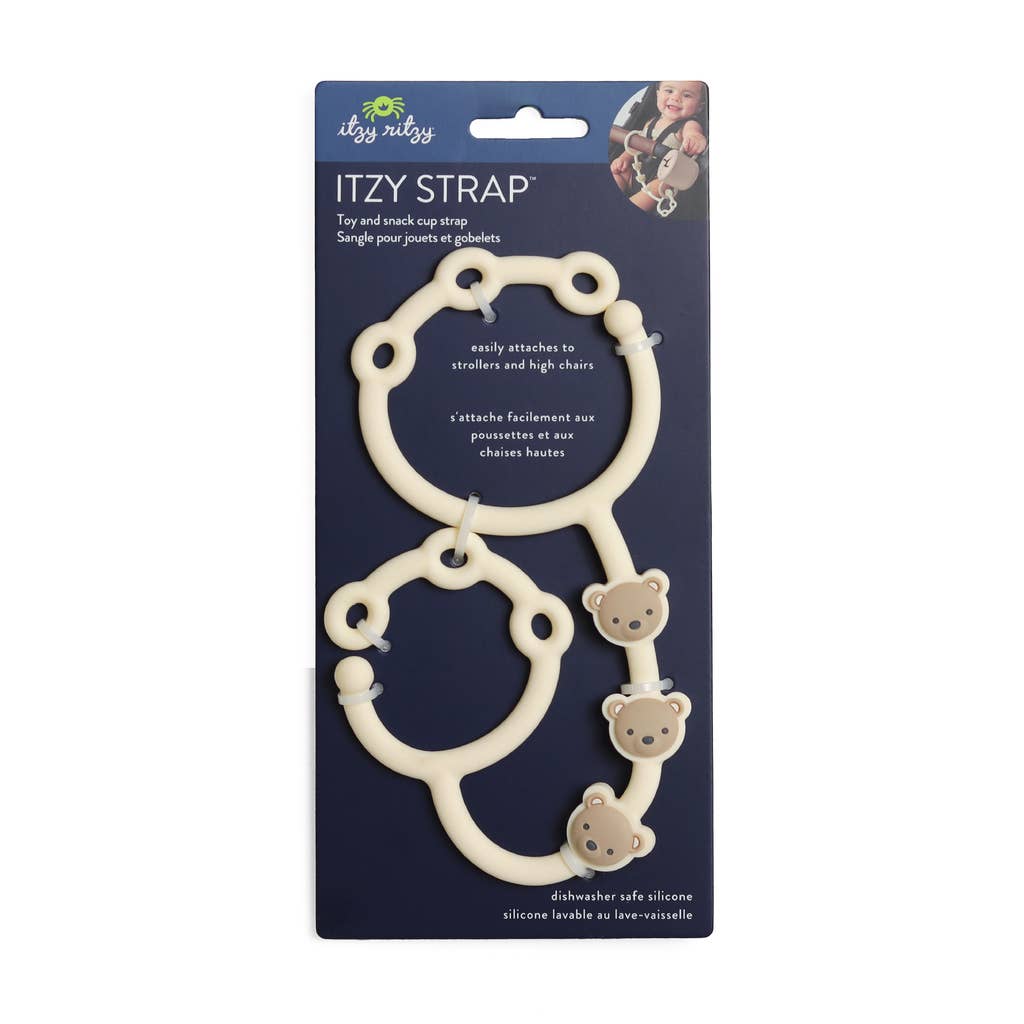 Itzy Strap™ - Toy & Snack Cup Strap - Mellow Monkey