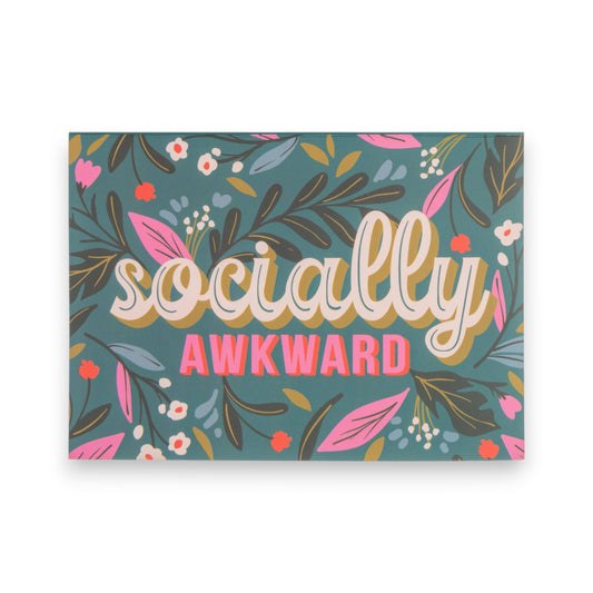 Socially Awkward - Sticky Note Booklet - Mellow Monkey