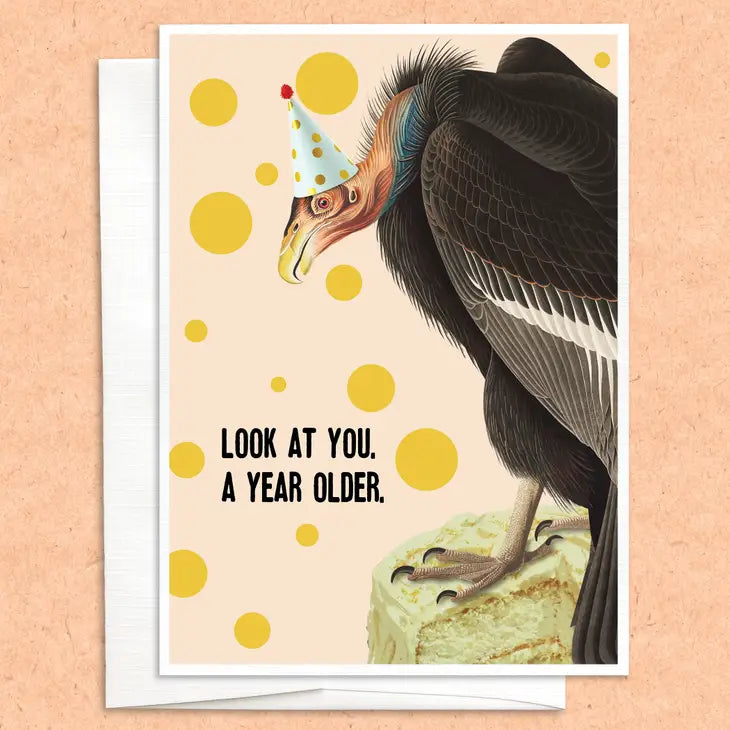 Vulture - Birthday Card - Mellow Monkey