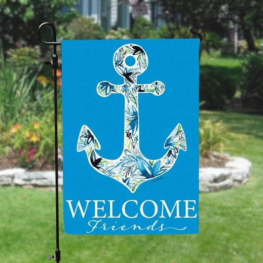 Anchor Design Double-Sided Garden Flag - Mellow Monkey