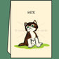 Sex Kitten - Greeting Card - Mellow Monkey