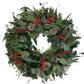 Snow Pine Cone Wreath - 18-in