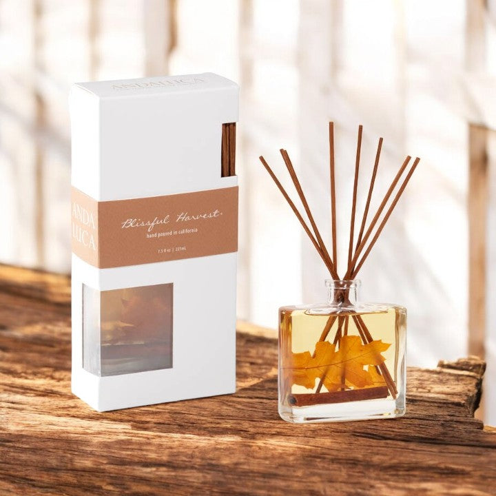 Blissful Harvest Botanical Reed Diffuser - Mellow Monkey